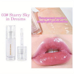 Crystal Jelly Lip Gloss Moisturizing Glitter Lipstick