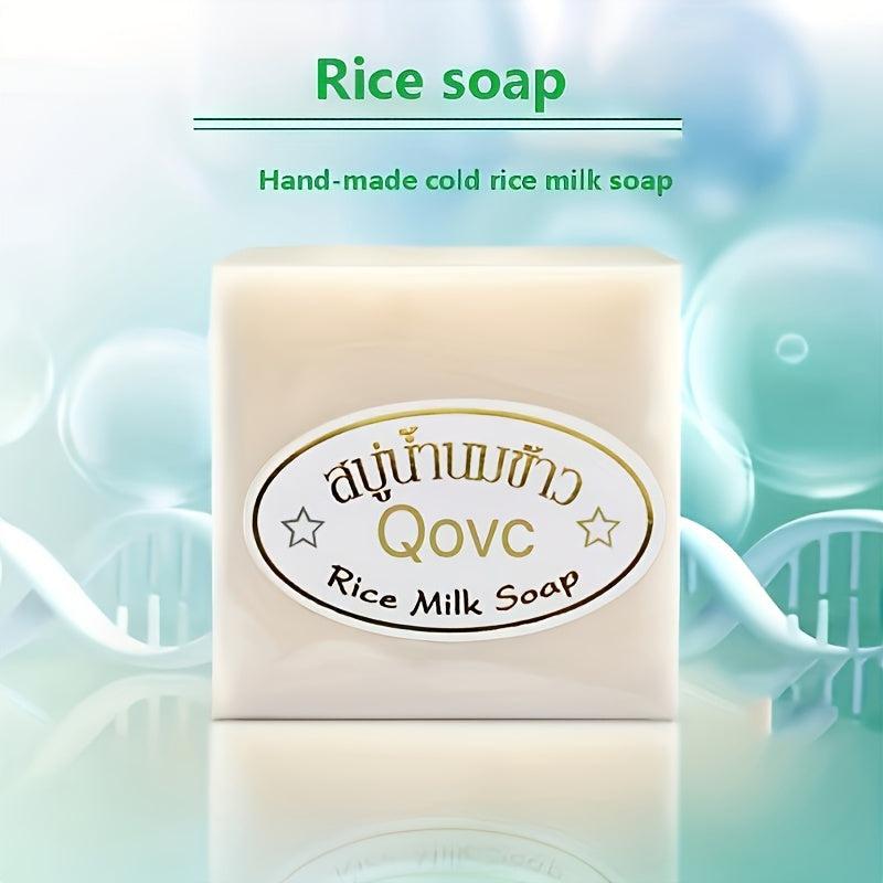 12pcs Rice Soap 65g Coconut Essential Cleansing Soap