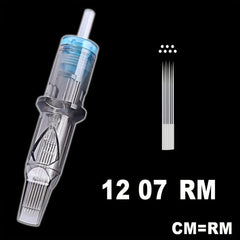 20pcs Disposable Tattoo Cartridge Needles Standard Round Liner for Artists