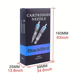 20pcs Disposable Tattoo Cartridge Needles Standard Round Liner for Artists