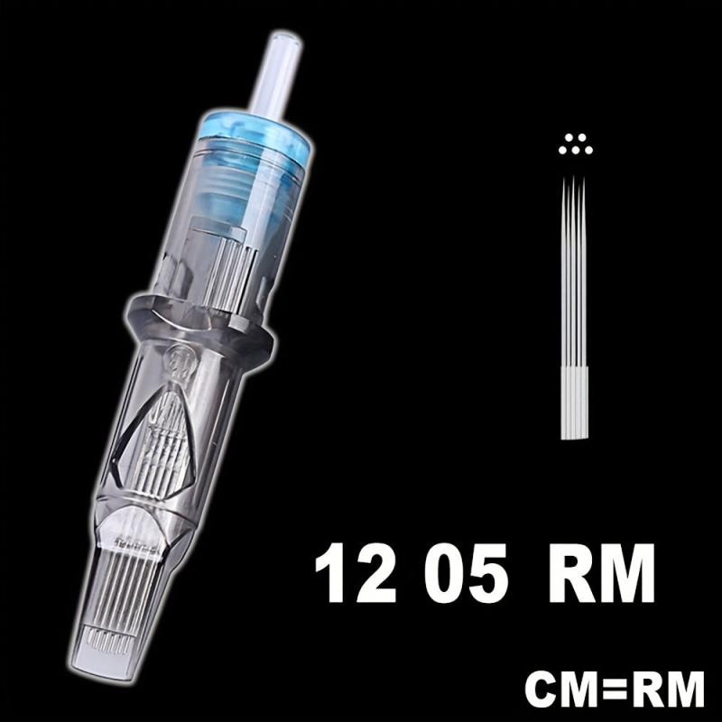 20pcs Disposable Tattoo Cartridge Needles Standard Round Liner for Artists