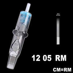 20pcs Disposable Tattoo Cartridge Needles Standard Round Liner for Artists