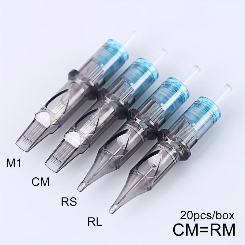 20pcs Disposable Tattoo Cartridge Needles Standard Round Liner for Artists