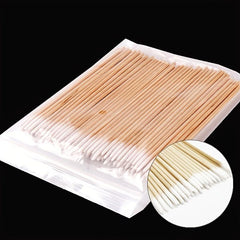 500PC Disposable Micro Swabs Nails Makeup Cleaning Sticks