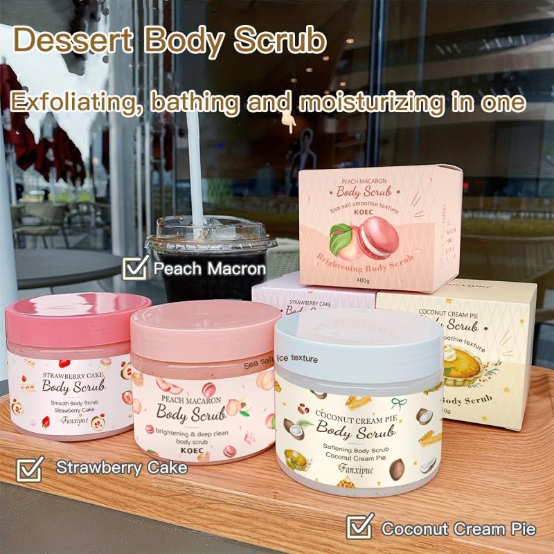 Niacinamide Sea Salt Scrub 400g Exfoliating Body Cleanser