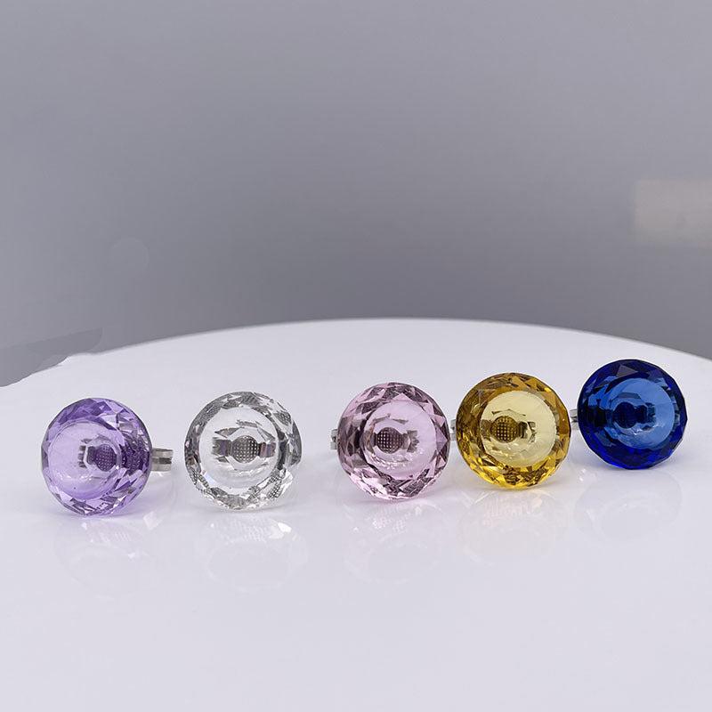 Non Disposable Crystal Ring Tattoo Pigment Cup for Microblading