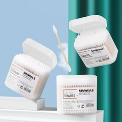 Disposable Cotton Swabs Double Headed Makeup Remover Swabs