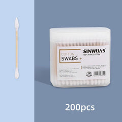 Disposable Cotton Swabs Double Headed Makeup Remover Swabs