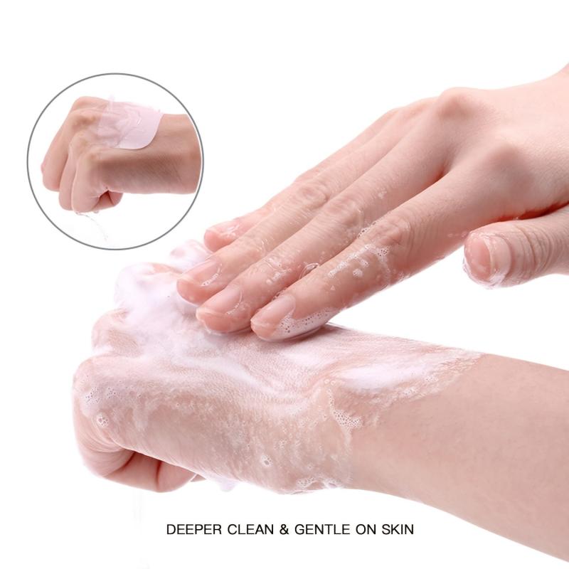 20 Pack Portable Disposable Travel Soap Sheets for Hiking and Toiletries