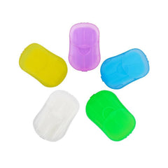 20 Pack Portable Disposable Travel Soap Sheets for Hiking and Toiletries