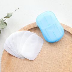 20 Pack Portable Disposable Travel Soap Sheets for Hiking and Toiletries