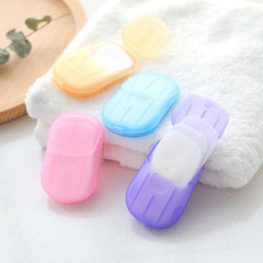 20 Pack Portable Disposable Travel Soap Sheets for Hiking and Toiletries