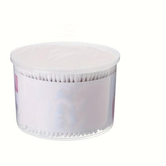 500pcs Disposable Cotton Swabs With Case - Round Tip Ear Nose Clean Beauty Tools