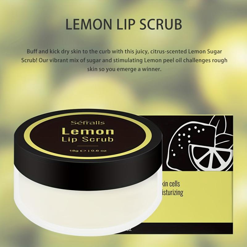 Lemon Lip Scrub Exfoliating Cream 20g
