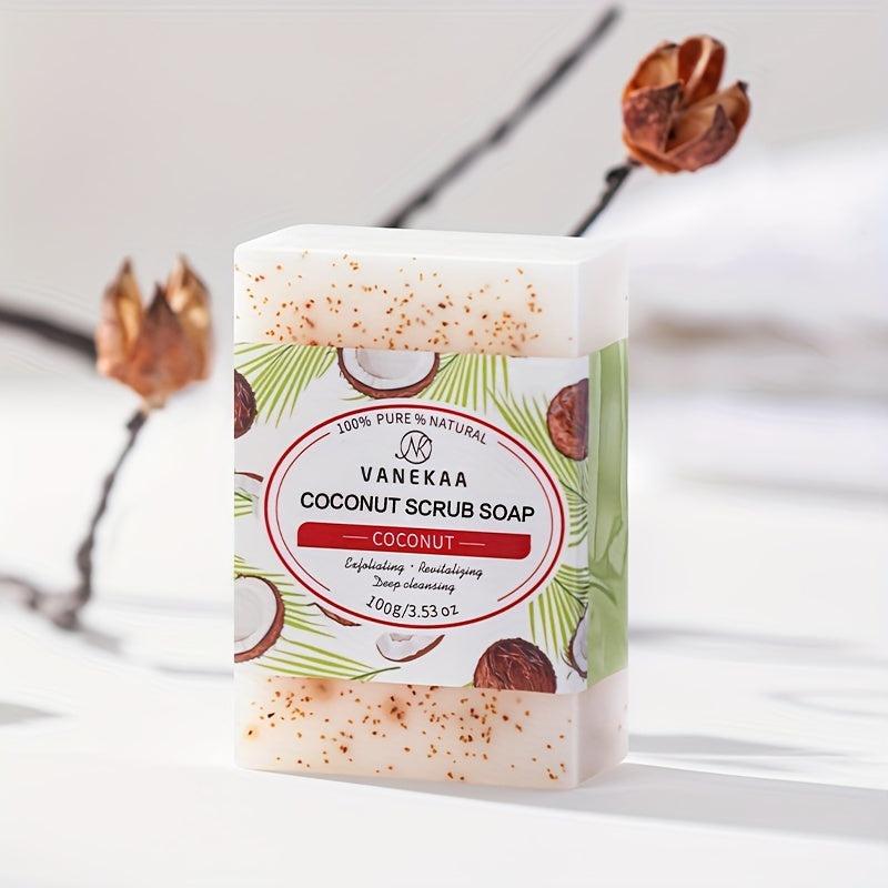 Coconut Scrub Soap Exfoliation Deep Cleansing