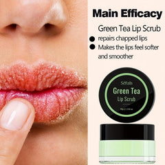 Green Tea Lip Scrub - Exfoliator & Moisturizer