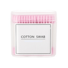 100/200pcs Makeup Cotton Swabs Double-headed Cleaning Buds with Storage Box