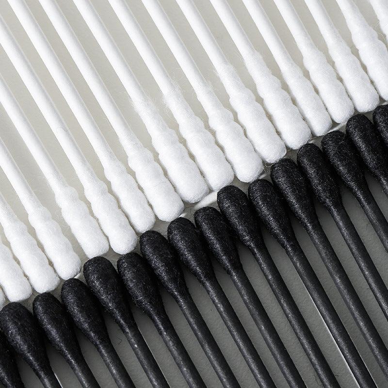 100/200pcs Makeup Cotton Swabs Double-headed Cleaning Buds with Storage Box