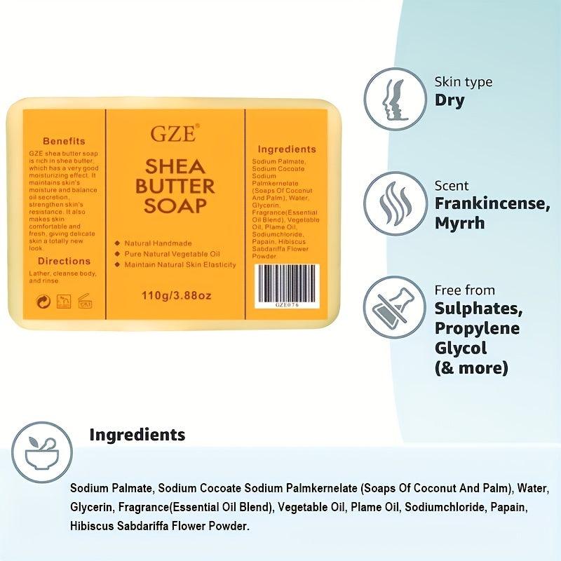 Shea Butter Soap for Dry Skin with Paraben Raw Shea Butter