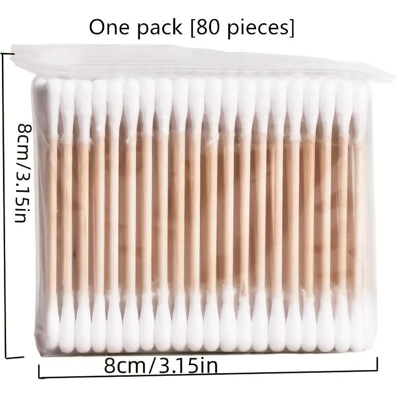Disposable Double Cotton Tip Swabs for Ear Nose Clean