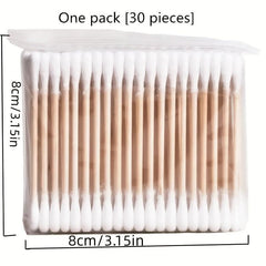Disposable Double Cotton Tip Swabs for Ear Nose Clean