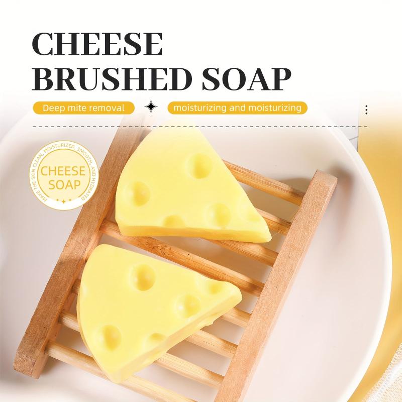 Sea Salt Cheese Mite Removal Soap Cleansing Skin Face Acne Removal