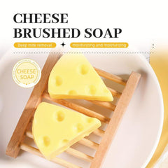 Sea Salt Cheese Mite Removal Soap Cleansing Skin Face Acne Removal