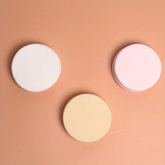 3 Pcs Reusable Facial Powder Puff Makeup Remover Pads