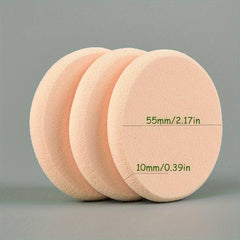 3 Pcs Reusable Facial Powder Puff Makeup Remover Pads