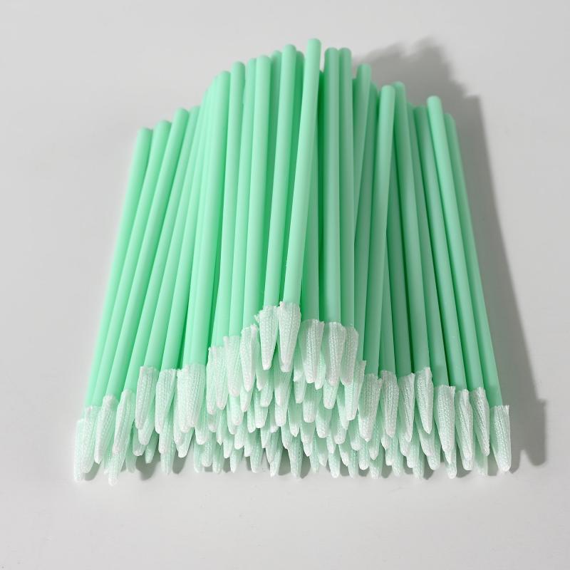 100pcs Cleanroom Polyester Cleaning Swab Sticks 2.87 In Pointed Tip