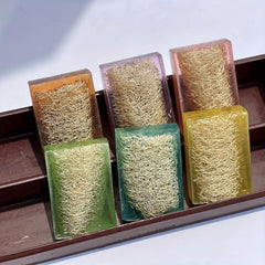 Loofah Soap 105g Cleansing Bath Scented Soap