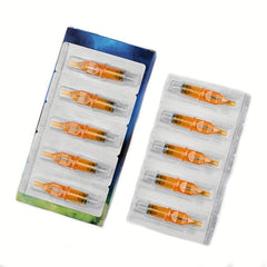 Yellow 20pcs Tattoo Cartridge Needles Disposable 1RL 3RL 5RL 7RL