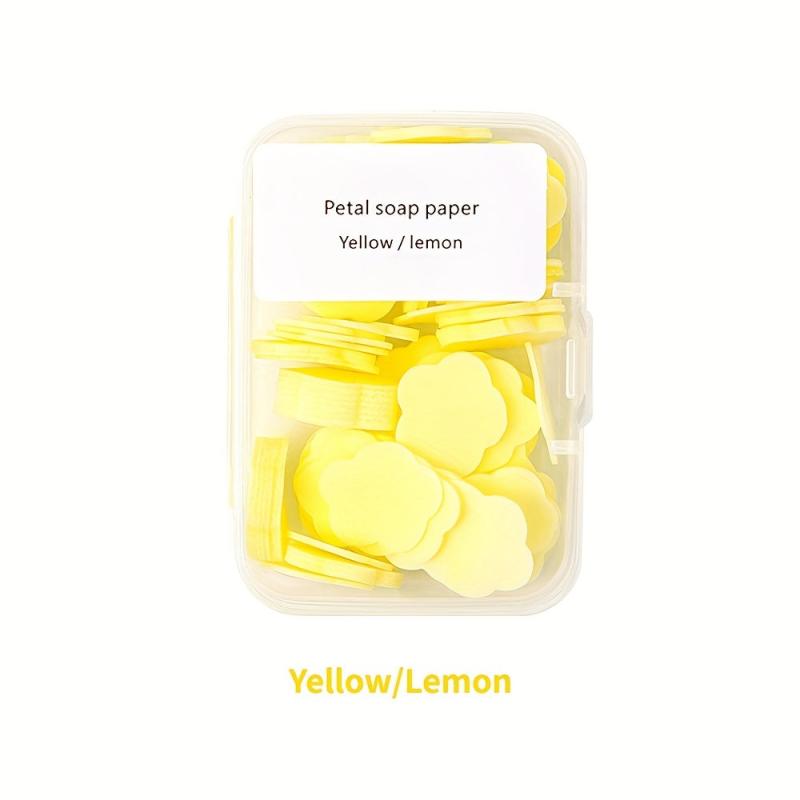 Petal Soap Sheets Portable and Dissolvable Soap Paper for Hand Washing