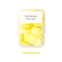 Petal Soap Sheets Portable and Dissolvable Soap Paper for Hand Washing