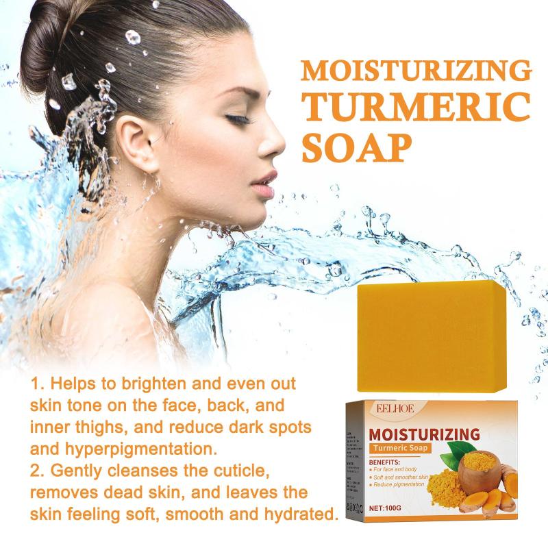 2pcs 100g Turmeric Radiant Skincare Soap for Elbows Knees