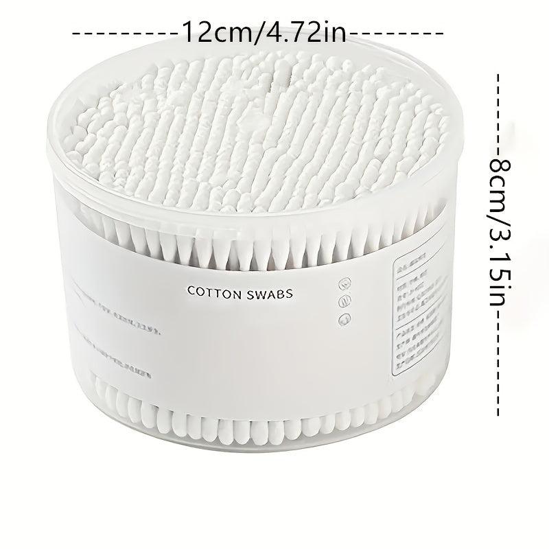 100-500pcs Disposable Double Thick Cotton Swabs for Ears & Makeup