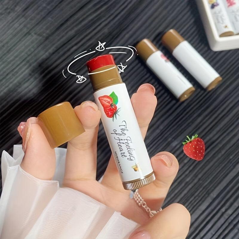 Fruit Lip Balm Strawberry Peach Hydrating Lipstick