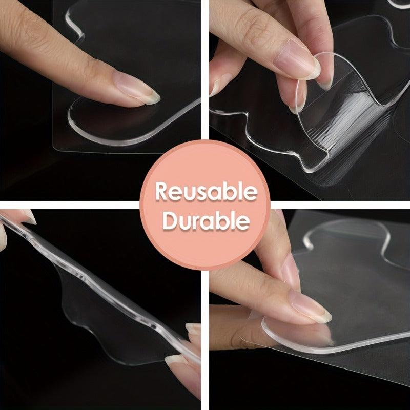 18pcs Silicone Wrinkle Diminishing Pad Face Neck Hand Care Skin Lifting Tool