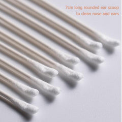 200pcs Double Tipped Baby Cotton Swabs with Paper Stick