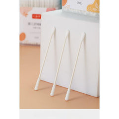 200pcs Double Tipped Baby Cotton Swabs with Paper Stick