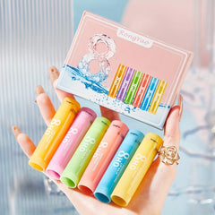 6pcs 3.8g Moisturizing Nourishing Lipstick Hydrating Lip Balm