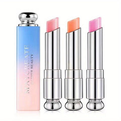 3pc Long Lasting Lipstick & Jelly Crystal Lip Balm Set