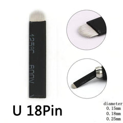 50pcs Disposable Microblading Needles for Permanent Makeup