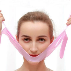 Nano Silicone Mask Lifting V Line Shape Face Lift UP Facial Bandage Mask