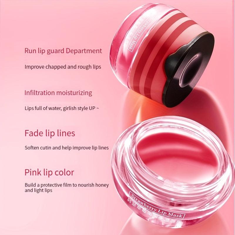 Strawberry Lip Mask Sleeping Lip Balm Repair & Hydration