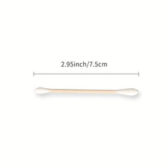Disposable Cotton Swabs Double Round Tip 100 Pure Cotton Buds