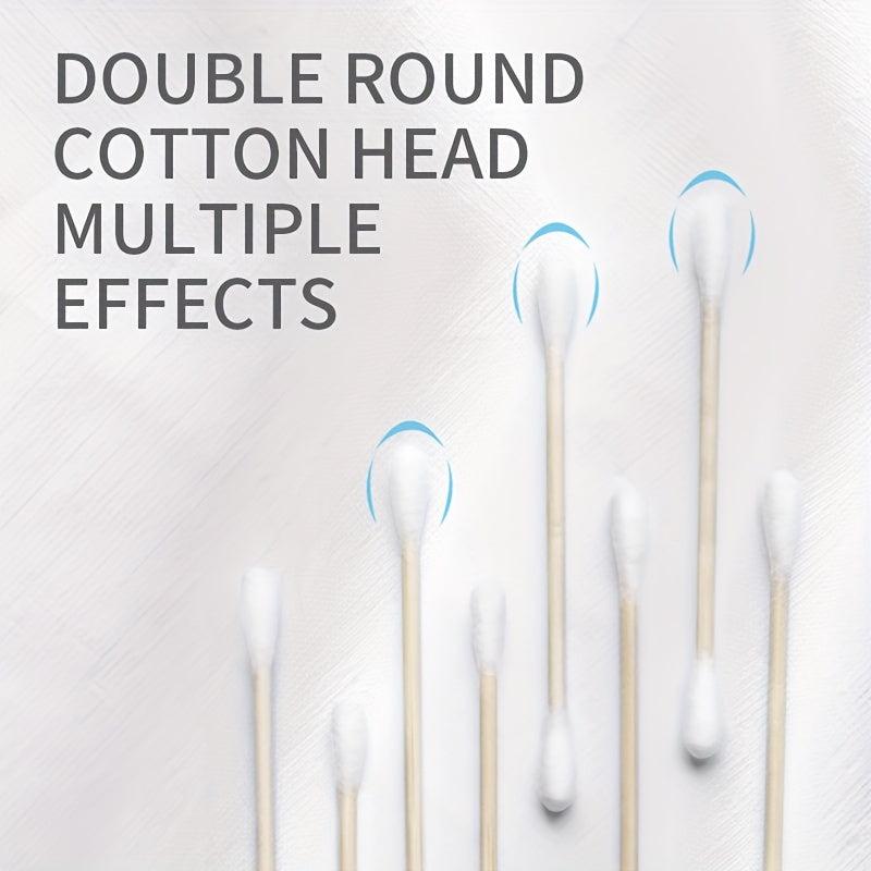Disposable Cotton Swabs Double Round Tip 100 Pure Cotton Buds