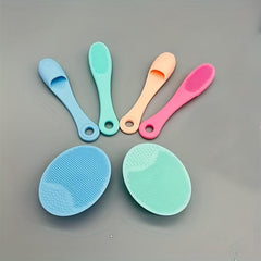 Silicone Small Face Wash Brush Set