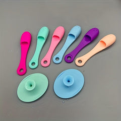 Silicone Small Face Wash Brush Set