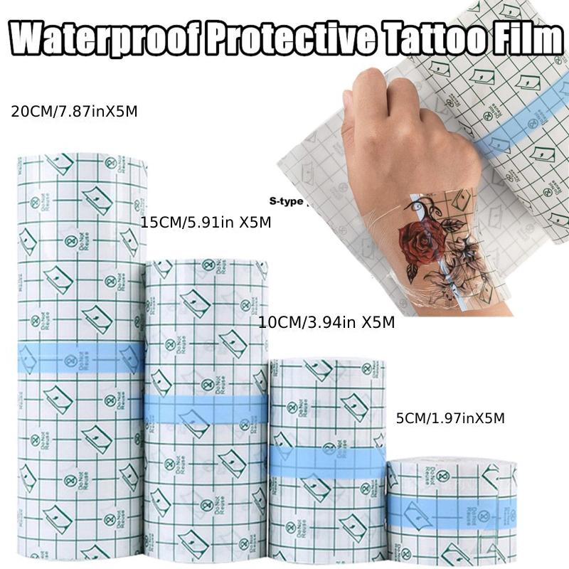 Transparent Adhesive Tattoo Aftercare Bandage Roll Waterproof Protective Film